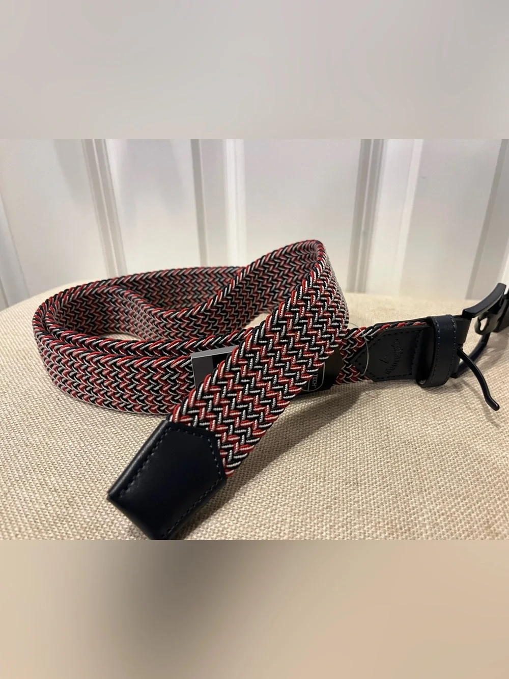 NWT CALLAWAY MEN'S STRETCH WOVEN BELT- LARGE (38-40)